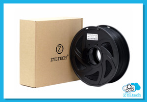 Black ABS 3D printer filament 1.75 mm 1 kg 2.2 lbs