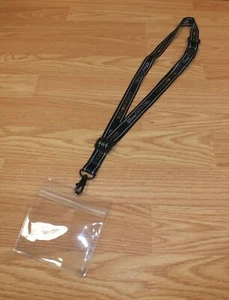 Genuine Walt Disney Castaway Club Cruise Line Black Adjustable Lanyard - Picture 1 of 4