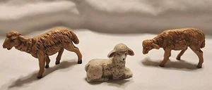 Krippenbild Schaf/Lämmer 3 BESTE SAMMLUNG PORZELLAN  - Bild 1 von 4