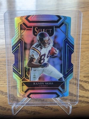2021 Select Randy Moss Silver Prizm Club Level #237 Die Cut Vikings - Image 1 of 2