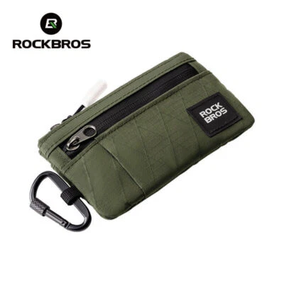ROCKBROS 0,13 L Pequeña Billetera Tarjeta Monedero Cremallera Bolsa de Almacenamiento Multicolor  Foto 1 de 4