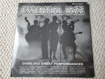 ESSENTIAL JAZZ 8 CD Set Charlie Parker Thelonious Monk John Coltrane Miles Davis - image 1 of 4