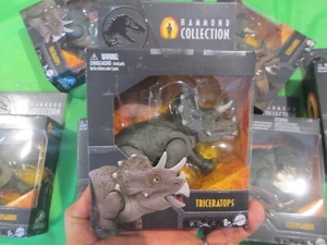 JURASSIC WORLD DOMINION HAMMOND COLLECTION TRICERATOPS MATTEL PARK ACTION FIGURE - Picture 1 of 8