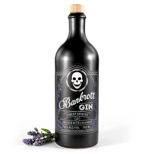 BANKROTT Lavendel Gin fines Spirits 45% Vol. 1 x 0,7L Tonflasche - Bild 1 von 3