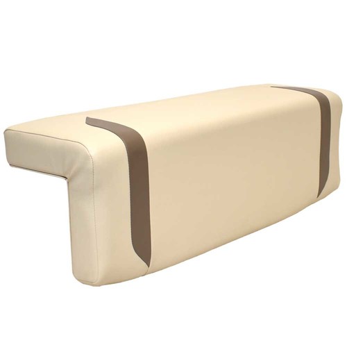 Lowe Boat Leaning Post Cushion 2281350 Cream Brown 33 3/4 Inch