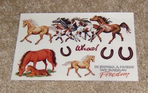 PSX Designs Sticker Sheet ~ Faster Horses....Very RHTF (2003) - Picture 1 of 2