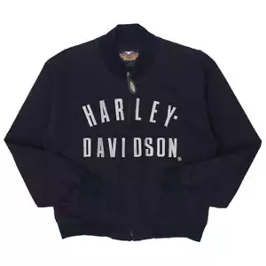 Vintage Harley Davidson Full Zip Bomberjacke Größe M - Bild 1 von 3
