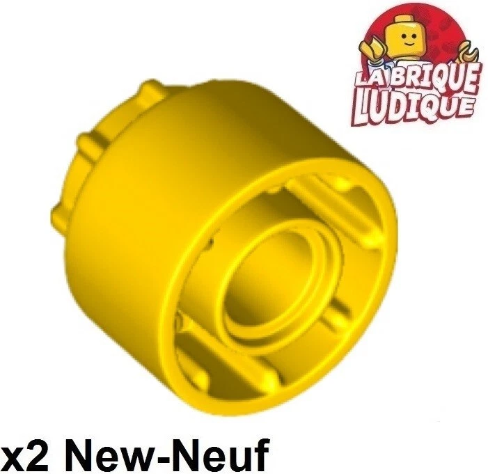 Lego Technic 2X Antriebsring Verlängerungszahnrad 8 Getriebe Gelb 35186 - Bild 1 von 1