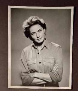 Ingrid Bergman Schauspielerin Filmstar 8x10 Hochglanz Vintage Standbild Bild - Bild 1 von 1