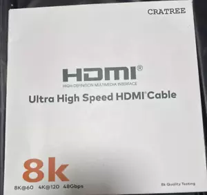 BRAND NEW HDMI Cable 10ft 8K Resolution UHD 2.1b Ready Ultra HDR 48Gbps - Picture 1 of 2
