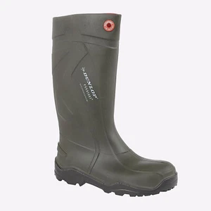 Botas De Agua Wellington Dunlop Purofort+ Para Hombre Verdes - Imagen 1 de 2