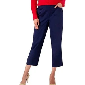 Isaac Mizrahi Live! 24/7 Stretch Straight Leg Ankle Pant 12 PETITE (404) - Picture 1 of 5