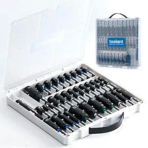 toulant Set Avvitatore a Percussione Magnetico, 34pz Set di Punte per Avvitatore a Percussione, Dado Profondo - Foto 1 di 5