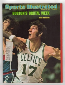John Havilcek Unsigned Celtics Sports Illustrated Magazine Feb 18,1974 -Lot of 4 - Picture 1 of 1