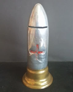 WW1 British Home Front Child's Ordnance-Shaped 'Victory' Money Box Dated 1914-18 - Picture 1 of 10
