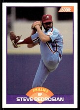 1989 Score Steve Bedrosian Philadelphia Phillies #260