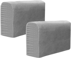 2 Pcs Couch Arm Covers Polyester Anti- Slip Armchair Cover Armrest Cover for Cha - Picture 1 of 12