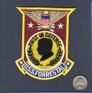 CV-59 CVA-59 AVT-59 USS FORRESTAL US NAVY patch squadrone portaerei nave - Foto 1 di 1