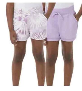 32 Degrees Cool Youth Girls 2-Pack Short Purple Small 7-8 - Picture 1 of 5