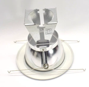 5" T505C Max 75W R/PAR30 Aluminum Polished Clear with White Recessed Light Trim - Picture 1 of 7
