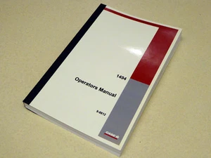 Case 1494 Traktor Betreiber Manuell Owners Pflege Buch Neu - Picture 1 of 5