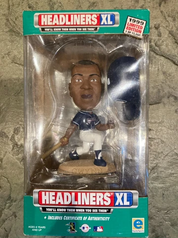 1999 TONY GWYNN SAN DIEGO PADRES HEADLINERS XL 6" FIGURE ~ NEW IN BOX Cover