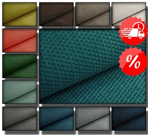 Polsterstoff MAKALU Stoff Velours mit Kachel Optik Bezugsstoff Makao Möbelstoff  - Bild 1 von 15