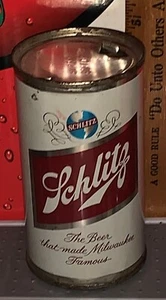 JOSEPH SCHLITZ BREWING COMPANY 12 OUNCE STEEL FLAT TOP CAN - Picture 1 of 5