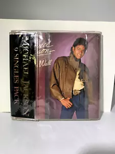 Michael Jackson Limited Edition 9 Singles Pack on RED 45rpm Vinyl CBS Record NMM - Picture 1 of 6