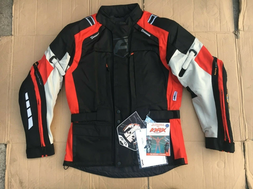 Akito Track Mens Touring Textile Waterproof Motorcycle Jacket UK 42" Chest (LB2) - Image 1 of 4