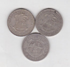 Three South Africa Silver Florins 1893/1937 & 1955 In Fine Or Better Condition