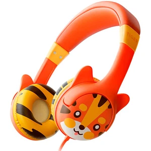 Kidrox Tiger-Ear Kids Headphones Boys/Girls - 85dB Volume Limited, Cute Design - Picture 1 of 21