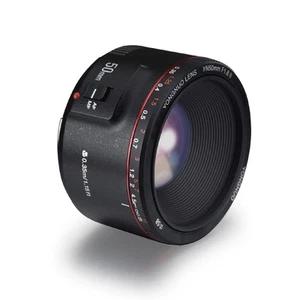 YN50MM F1.8 II AF/MF 0.35M Focus Distance Standard Prime Lens Black for Canon... - Picture 1 of 7