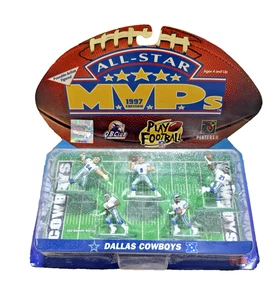 Galoob All-Star MVPs 1997 DALLAS COWBOYS Aikman Irvin Smith Sanders Novacek - Picture 1 of 3