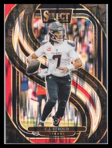 2024 Select Football #128 C.J. Stroud Red Black Shock Houston Texans - Picture 1 of 2