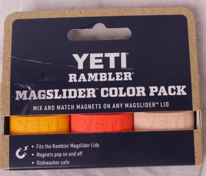 3er Pack Yeti Rambler® MagSlider (für Deckel) Papaya (orange) Imker (gelb) pfirsich - Bild 1 von 2