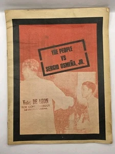 Philippines 1969 Magazine People VS. Sergio Osmeñia Jr.Used. - Picture 1 of 6
