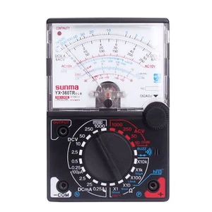Multimeter Analog Sinometer 8 Funktionen 19 Bereiche Spiegelskala YX-360TR - Bild 1 von 1