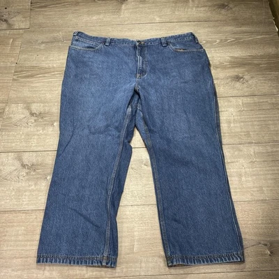 Duluth Trading Co Jeans Mens 48x28 Blue Relaxed Fit Straight Leg Denim Pants - Image 1 of 4