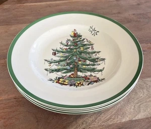 Spode Christmas Tree Speiseteller 10 3/8" England S3324 - 4er Set - Bild 1 von 10
