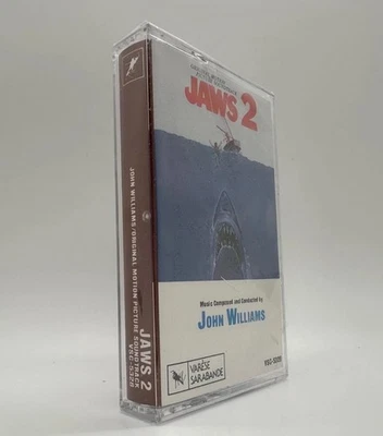 JAWS 2🦈John Williams Original Soundtrack 1990 Varèse Sarabande Cassette 🆕 - Image 1 of 4