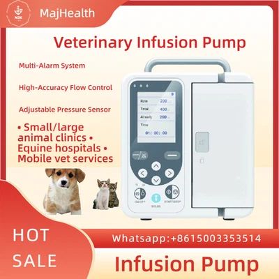 Bomba de infusión veterinaria SP750-VET 2,8"" TFT LCD con sistema de alarma Foto 1 de 4