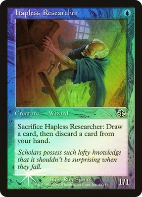 Judgment  MTG FOIL  Hapless Researcher  Magic - Image 1 of 2