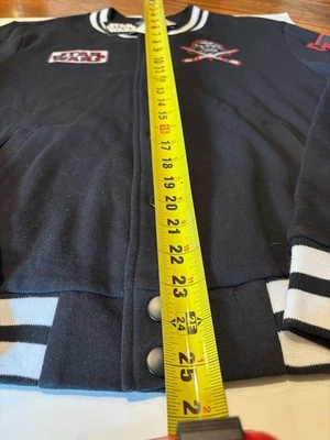 OFFICIAL LUCAS FILM COLLECTIBLE Medium STAR WARS DARKSIDE LETTERMAN JACKET - Image 1 of 4