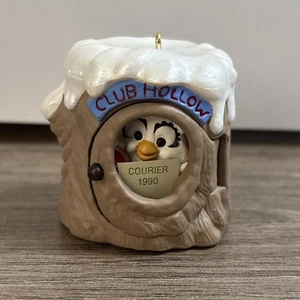 Hallmark Ornament 1990 Club Hollow Club exclusivo con caja - Imagen 1 de 7
