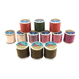 Vintage J&P Coats Cotton Silicone Poly Thread Size 50 125 yds 11 Styro 1 Wood - Picture 1 of 10