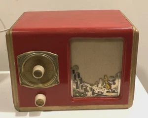 RADIO ANTICA TOPOLINO. INIZIO XX secolo. 6"H. 6"D. 9"L. ORIGINALE 220V ARG - Foto 1 di 22