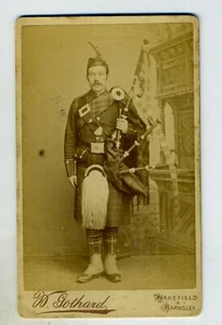 CDV- MAN WITH BAGPIPE. - Picture 1 of 3
