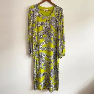 Essentiel Antwerp Green Anna Dress Size 36 Small Balloon Sleeve Pockets Lined - Picture 1 of 16