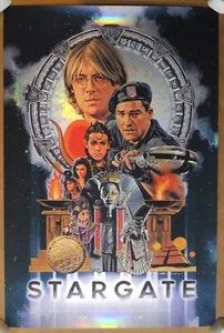 STARGATE RAINBOW VORTEX VARIANTE DE LÁMINA SERIGRAFÍA DE PELÍCULA PAUL MANN * EDICIÓN LIMITADA 125 * - Imagen 1 de 2